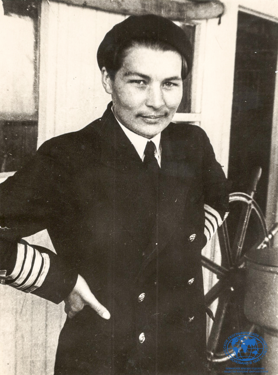 А.И. Щетинина капитан теплохода «Чавыча», 1936 год