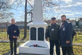 В посёлке Шкотово состоялось торжественное открытие отреставрированного мемориала в честь погибших приморских чекистов и местных советских служащих