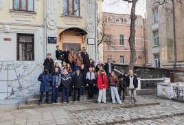 Общество посетили студенты гуманитарно-технический колледж