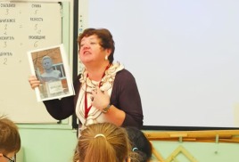 Татьяна Курносенок рассказала школьникам о подвиге сержанта Борисенко