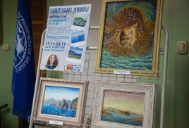 В Обществе открылась выставка картин Ольги Салминой